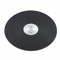 Proline Dysk gumowy 125mm z trzpieniem ze śrubą -