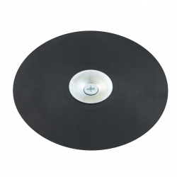 Proline Dysk gumowy 125mm z trzpieniem ze śrubą -