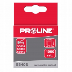 PROLINE 55408 Zszywki hartowane typ G/11 8 mm