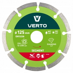 Tarcza diamentowa 125 x 22.2 mm, segmentowa