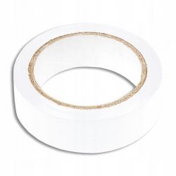 Taśma izolacyjna 10 m x 19 mm, biała