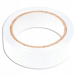 Taśma izolacyjna 10 m x 19 mm, biała