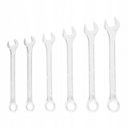 Klucze płasko-oczkowe 8-17 mm, zestaw 6 szt.