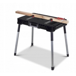 KETER JOBMADE Warsztatowy Stół ściskami + stanley