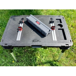 KETER JOBMADE Warsztatowy Stół ściskami + stanley