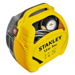 STANLEY KOMPRESOR BEZOLEJOWY SPRĘŻARKA + PISTOLET