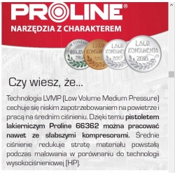 PROLINE PISTOLET LAKIERNICZY LVMP 1,3 66362