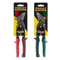 STANLEY nożyce do blachy lewe prawe odgięte ZESTAW