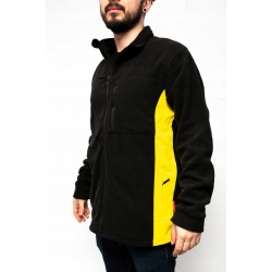 LAHTI PRO BLUZA POLAROWA CZARNO - ŻÓŁTA POLAR 2XL