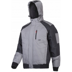 LAHTI PRO KURTKA ROBOCZA OCIEPLANA SZARO-CZARNA M