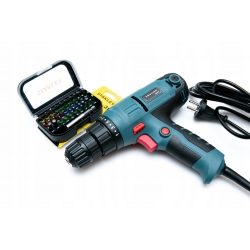 Wiertarko wkrętarka sieciowa TCU300 + BITY STANLEY