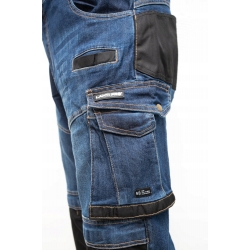 LAHTI PRO Spodnie robocze jeans stretch roz. L