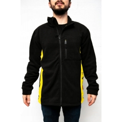 LAHTI PRO BLUZA POLAROWA CZARNO - ŻÓŁTA R. S