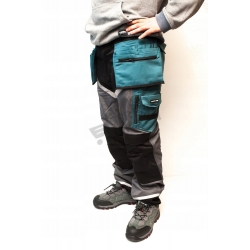 LAHTI PRO SPODNIE ROBOCZE DO PASA ODBLASKOWE R. L