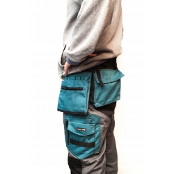 LAHTI PRO SPODNIE ROBOCZE DO PASA ODBLASKOWE R 2XL