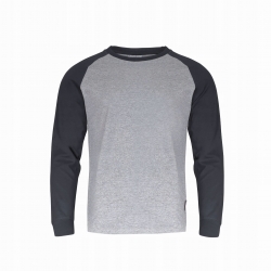 LAHTI PRO KOSZULKA Z DŁ. RĘKAWEM SZARO-CZARNA R L