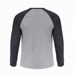 LAHTI PRO KOSZULKA Z DŁ. RĘKAWEM SZARO-CZARNA R L