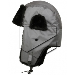 LAHTI PRO CZAPKA ZIMOWA USZATKA pilotka szara