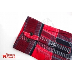 LAHTI PRO KOSZULA FLANELOWA CZERWONA ROZMIAR: 2XL