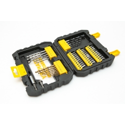 STANLEY ZESTAW WIERTEŁ+ BITY 50 ELEMENTÓW STA88542