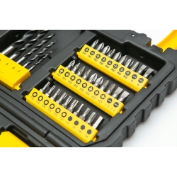 STANLEY ZESTAW WIERTEŁ+ BITY 50 ELEMENTÓW STA88542