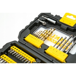 STANLEY ZESTAW WIERTEŁ+ BITY 50 ELEMENTÓW STA88542