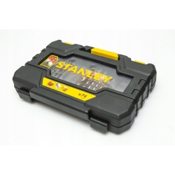 STANLEY ZESTAW WIERTEŁ+ BITY 76 ELEMENTÓW STA88544