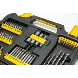 STANLEY ZESTAW WIERTEŁ+ BITY 76 ELEMENTÓW STA88544