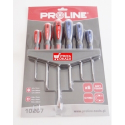 PROLINE zestaw wkrętaków śrubokręt wkrętaki 6 szt.
