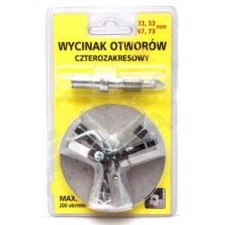 PROLINE WYCINAK OTWORÓW W GLAZURZE 33,53,67,73MM