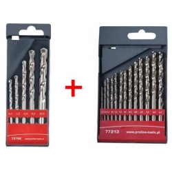 PROLINE WIERTŁA DO METALU+BETONU ZESTAW HSS