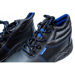 PROLINE TRZEWIKI SKÓRZANE CZARNO NIEBIESKIE roz 39