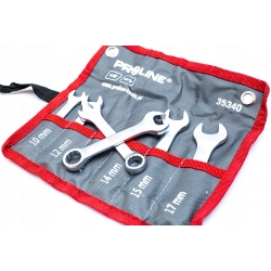 PROLINE ZESTAW KLUCZY OCZKOWO PŁASKICH KRÓTKICH