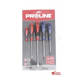 PROLINE ZESTAW śrubokrętów wkętaków śrubokręty x5