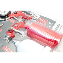 PROLINE ZESTAW 5 AKCESORII PNEUMATYCZNYCH + WĄŻ 5M