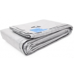 PROLINE PLANDEKA BUDOWLANA 8X12M 110G/M2 Z OCZKAMI