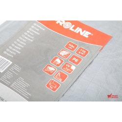 PROLINE PLANDEKA BUDOWLANA 4X6M 110G/M2 Z OCZKAMI