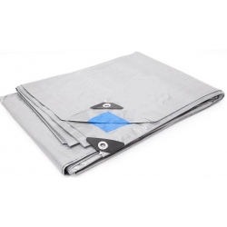 PROLINE PLANDEKA BUDOWLANA 4X5M 110G/M2 Z OCZKAMI