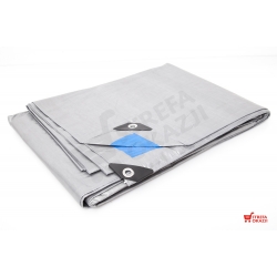 PROLINE PLANDEKA BUDOWLANA 4X5M 110G/M2 Z OCZKAMI