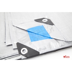 PROLINE PLANDEKA BUDOWLANA 4X5M 110G/M2 Z OCZKAMI