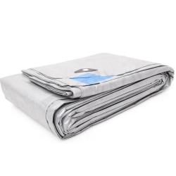 PROLINE PLANDEKA BUDOWLANA 5X8M 110G/M2 Z OCZKAMI