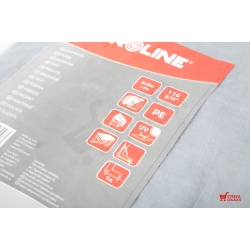 PROLINE PLANDEKA BUDOWLANA 5X8M 110G/M2 Z OCZKAMI