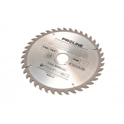 PROLINE PIŁA TARCZOWA DO DREWNA FI210 40 zębów