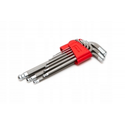 PROLINE KLUCZE IMBUSOWE Z KULKĄ 9 SZT 1,5-10MM S2