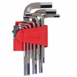 PROLINE KLUCZE IMBUSOWE 9 SZT.1,5-10MM STAL S2