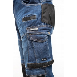 Lahti Pro Spodnie Robocze Jeans Elastyczne Roz. XL