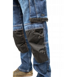 Lahti Pro Spodnie Robocze Jeans Elastyczne Roz. XL