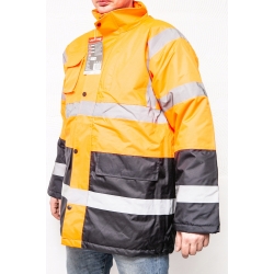 LAHTI PRO KURTKA OSTRZEGAWCZA OCIEPLANA L L4090603