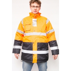 LAHTI PRO KURTKA OSTRZEGAWCZA OCIEPLANA L L4090603