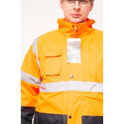 LAHTI PRO KURTKA OSTRZEGAWCZA OCIEPLANA L L4090603